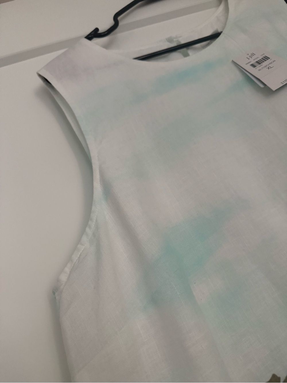 J.Jill Linen Tropical Island Print Shift Dress XL NWT - Picture 8 of 16